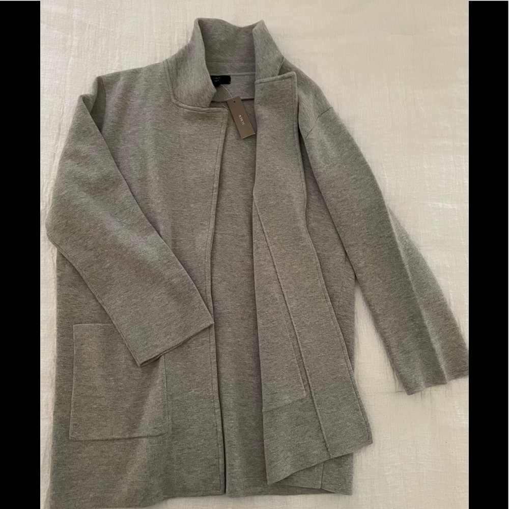 J.Crew Sweater Cardigan heather Gray NWT